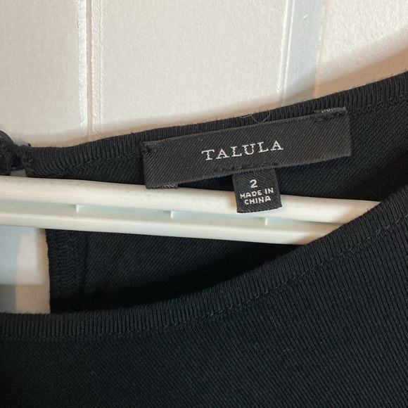 Aritzia Talula | Black Long sleeve Mini Dress - Peekaboo back - US2 - Picture 2 of 6